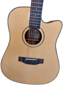 Guitarra Doce Cuerdas/Docerola CON REFUERZO McCartney CD6012-NT Electroacustica DT