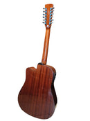 Guitarra Doce Cuerdas/Docerola CON REFUERZO McCartney CD6012-NT Electroacustica DT