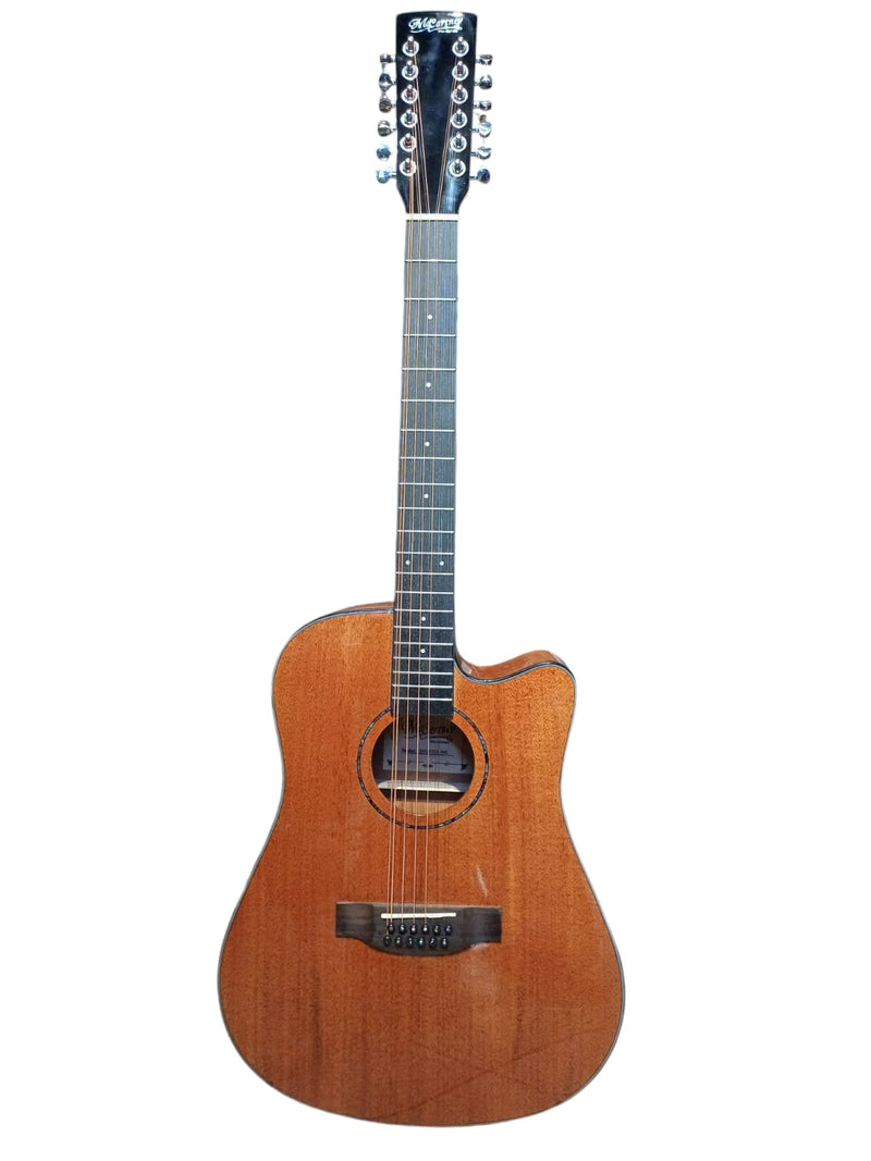 Guitarra Doce Cuerdas/Docerola CON REFUERZO McCartney CD6012-MG Electroacustica