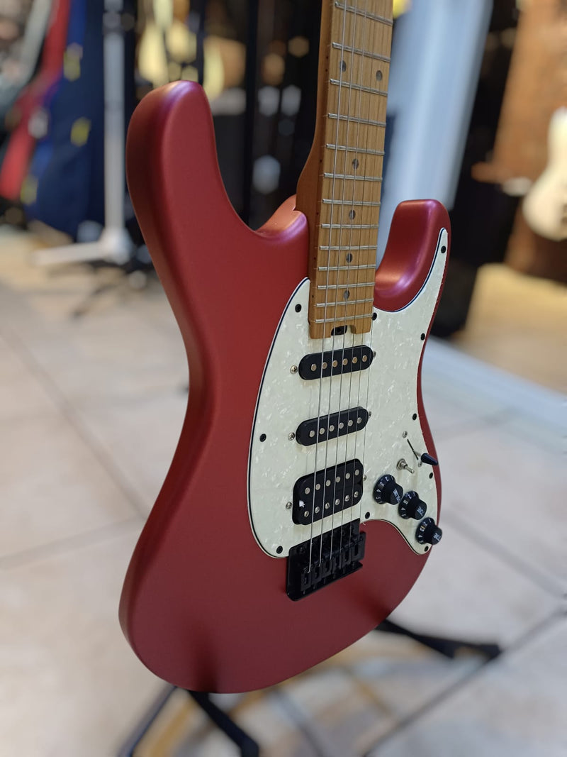 Guitarra eléctrica Mars Strat Metallic Finished Red DT