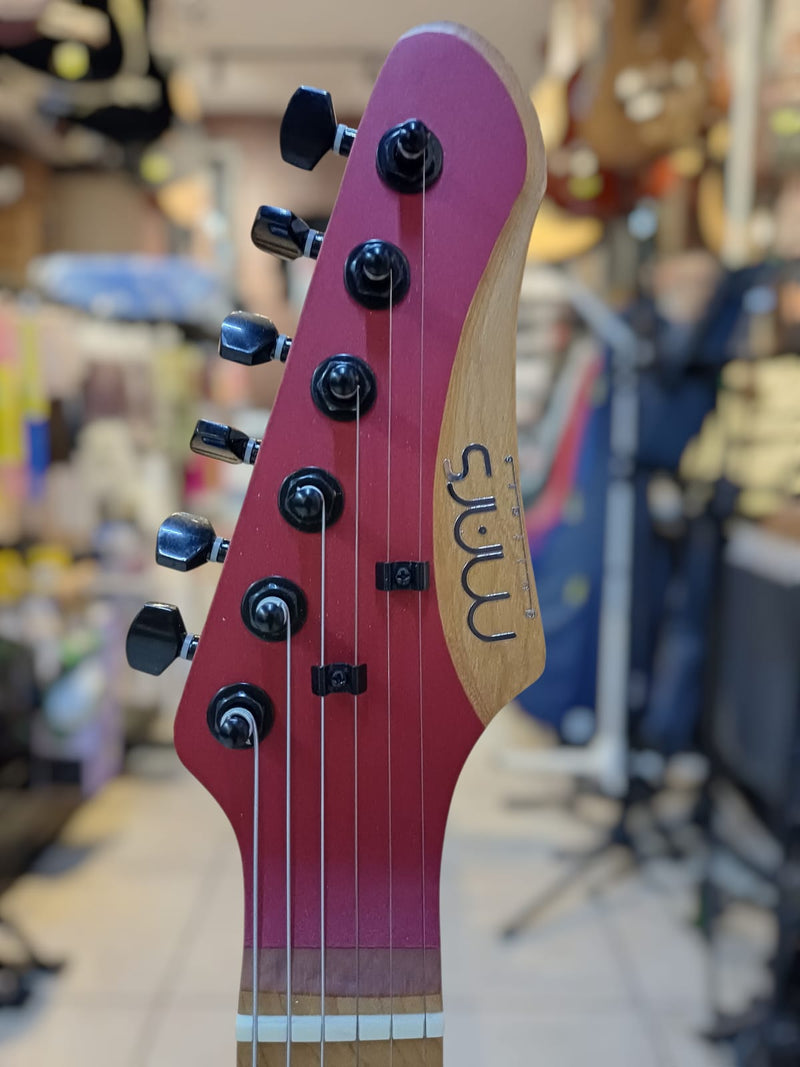 Guitarra eléctrica Mars Strat Metallic Finished Red DT