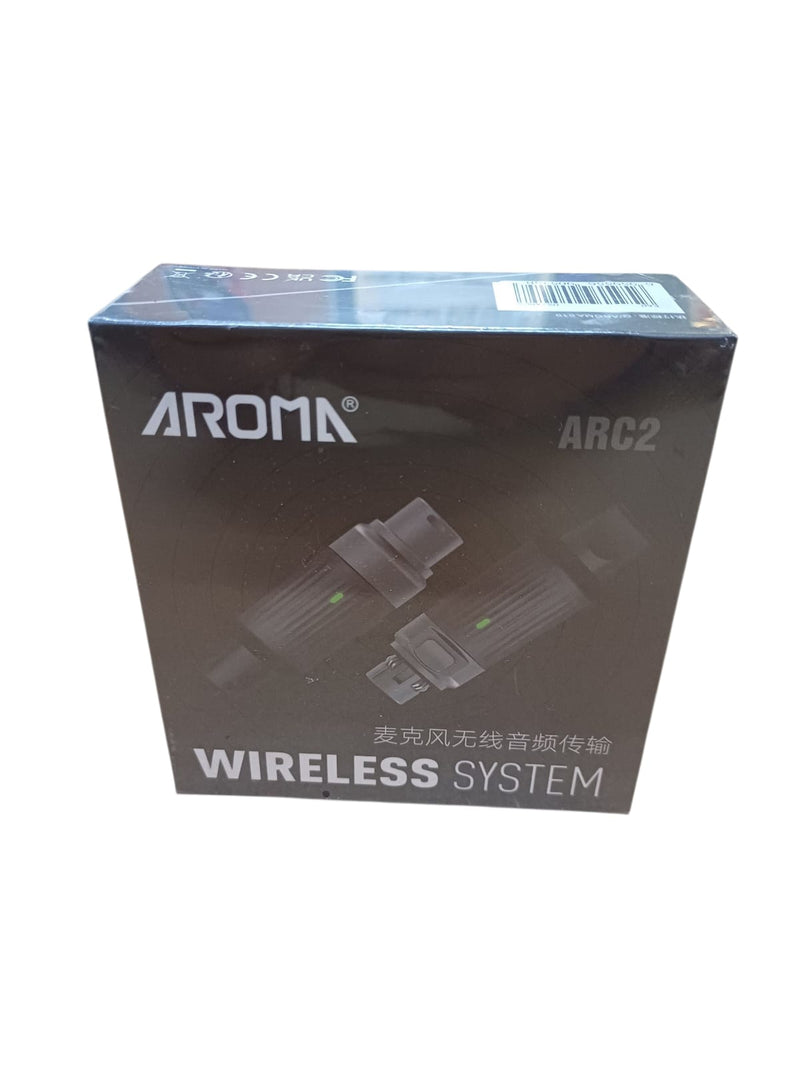 Adaptador Inalámbrico Para Micrófono De Mano Aroma Arc2 Color Negro