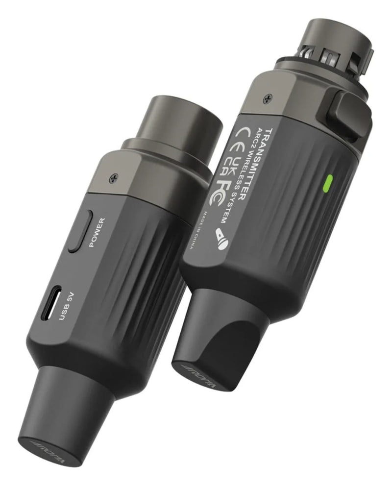 Adaptador Inalámbrico Para Micrófono De Mano Aroma Arc2 Color Negro