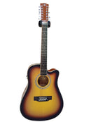 Guitarra Electroacustica Doce Cuerdas CON REFUERZO Symphonic J-20CE Sunburst