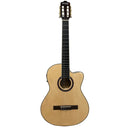 Guitarra Electroacustica McCarney Cuerdas De Nylon QCG-10SL-CE-GNT