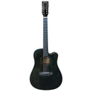 Guitarra Doce Cuerdas/Docerola McCartney CD6012-BK CON REFUERZO Electroacustica    DT