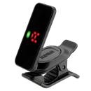 Afinador Korg Pitchclip 2 de clip con pantalla frontal encendida