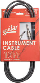 Cable para instrumento Aguilar AGINST10SS de 10 pies recto a recto para bajo eléctrico.