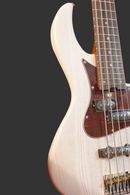 Detalle del puente Wilkinson WOB51 del bajo Aria Pro II 313-MK2/5 Detroit.