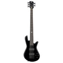 Vista frontal del bajo eléctrico Spector NS Ethos 5 Black