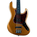 Bajo eléctrico Jet Guitars JJB-300 dorado estilo Jazz Bass