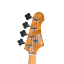 Bajo eléctrico Jet Guitars JJB-300 Sunburst estilo Jazz Bass