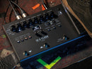 simulación CabRig con bocinas, micrófonos y ambiente en Blackstar ID:X