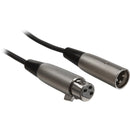 Conectores XLR cromados del cable para micrófono Shure C25J