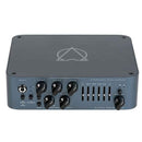 Controles del motor Alpha·Omega con Drive, Level y Mod para mezclar carácter Alpha ajustado u Omega crudo con la señal limpia mediante Blend