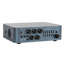 Primer plano del panel frontal mostrando Drive, Blend, Mod, Bite, Growl, compresión, EQ de 6 bandas, perilla Master y botón Mute