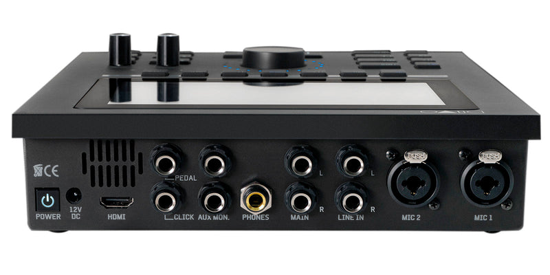 Conexiones de entrada/salida del DIVO Plus 128GB para micrófonos y línea