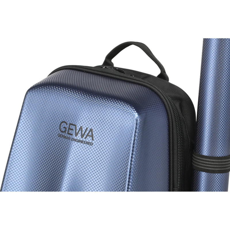 Estuche gewa 300834 blue tipo mochila para violín con porta arco