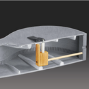 Detalle del puente reforzado con Bridge Doctor de la CD140SCE