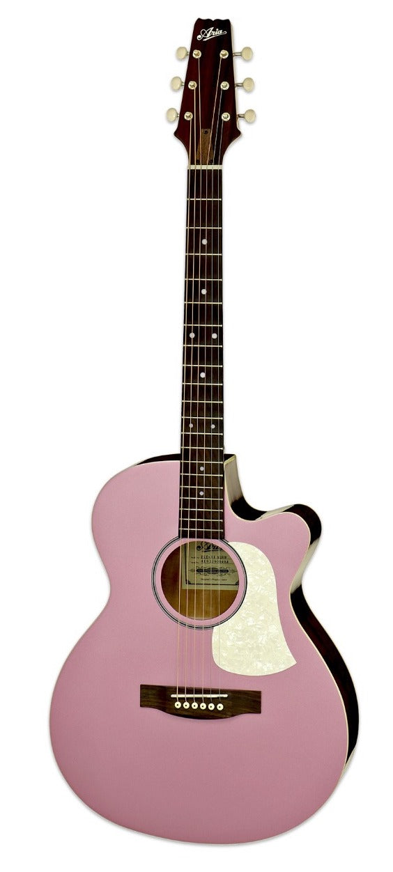Guitarra Electroacustica Aria FET-R1 MSRO Misty Rose