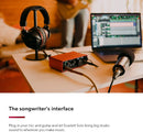 Detalle de controles y modo Air en Focusrite Scarlett Solo 4 generación.