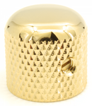 Perilla Gotoh dorado tipo dome estilo Fender para eje sólido de 6mm con tornillo de fijación