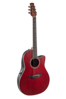 Guitarra electroacústica Applause By Ovation AB24-2S Ruby Red