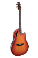 Guitarra electroacústica Applause By Ovation AE48-1I Super Shallow Honeyburst Satin
