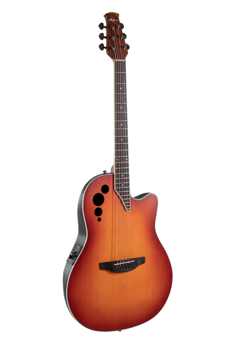 Guitarra electroacústica Applause By Ovation AE48-1I Super Shallow Honeyburst Satin