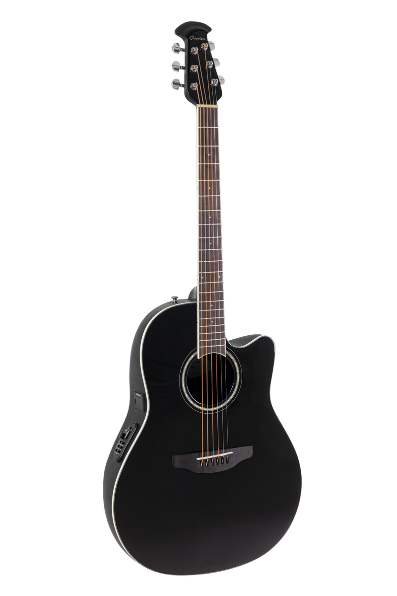Guitarra electroacústica Ovation Celebrity Traditional CS24-5-G Black nuevo color