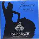 Cuerdas Hannabach 827HT instaladas en guitarra flamenca.