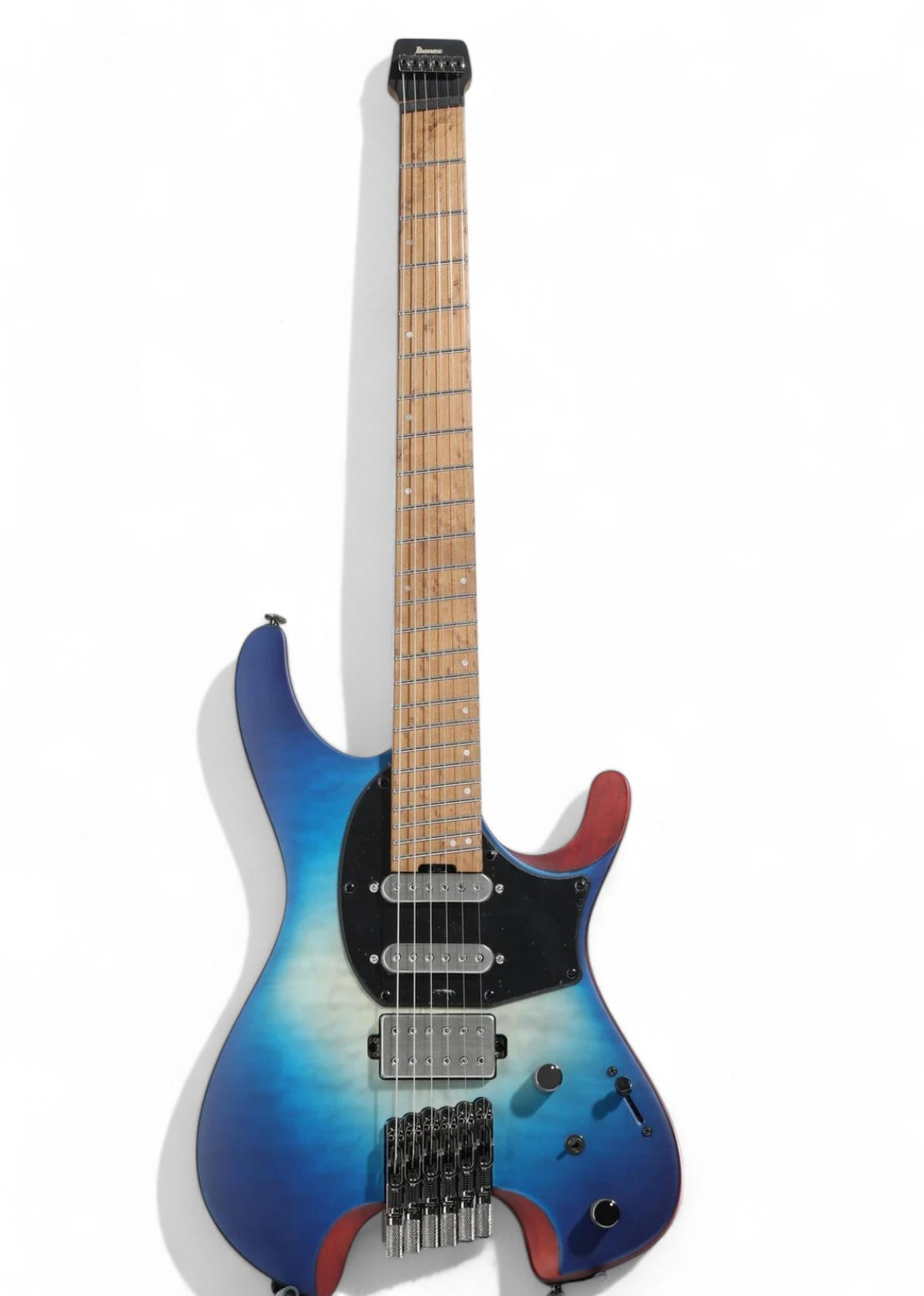 Guitarra Electrica Headless Ibanez QX54QM Blue Sphere Burst Matte DT