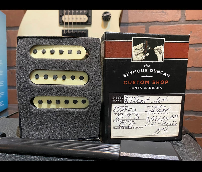 Set Pastillas Stratocaster Seymour Duncan Custom Shop Black