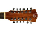 Guitarra Electroacustica Doce Cuerdas/Docerola Symphonic J-20CE Negro