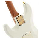 Mástil de arce tostado y diapasón de palisandro Jet Guitars JS-380 White