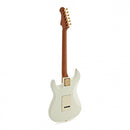 Guitarra eléctrica Jet Guitars JS-380 White Rosewood con hardware dorado