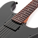 Diapasón de palisandro y mástil de arce tostado Jet Guitars JS-400 MBK R