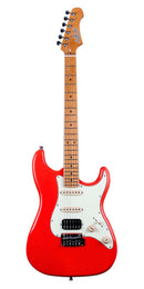Guitarra Jet JS400 color coral red vista frontal