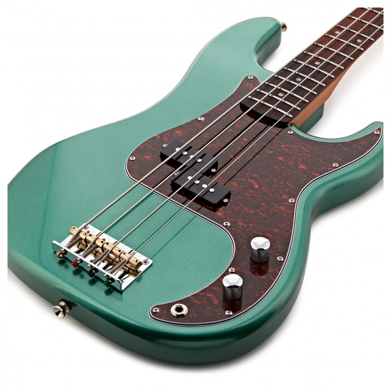 Bajo eléctrico Jet Guitars JPB-300 verde estilo Precision Bass