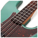 Bajo eléctrico Jet Guitars JPB-300 verde estilo Precision Bass