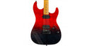 GUITARRA ELECTRICA JET GUITARS JS-1000V VULCANO TRANSPARENT RED