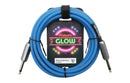 Cable Kirlin Glow in the Dark Royal Sapphire para guitarra y bajo.