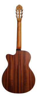 Vista frontal de guitarra clásica Magna MC-53-NA de 39 pulgadas