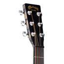 cabezal de la guitarra Martin GPC-X1E Black con logo Martin