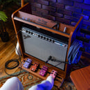Detalle del acabado Rosewood del mueble On-Stage GWS5000RB