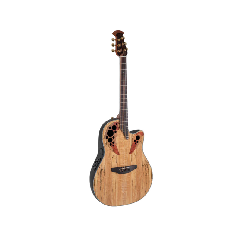  Guitarra electroacústica Ovation Celebrity Elite Plus CE44P-SM-G vista frontal