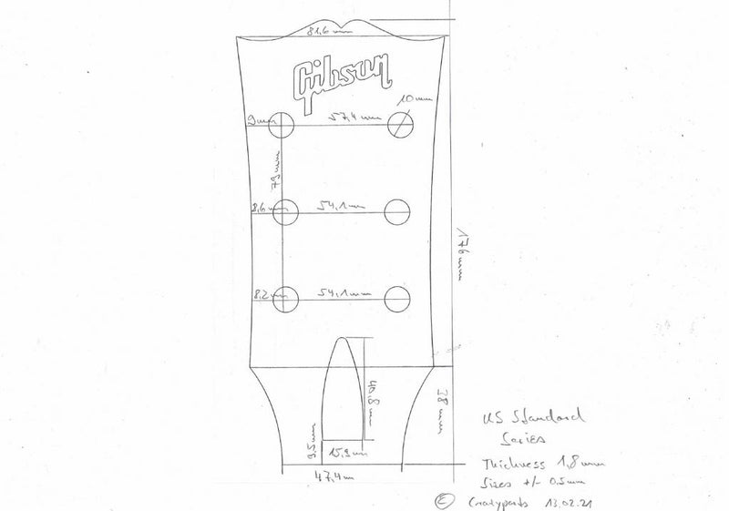 Overlay Gibson Les Paul Standard