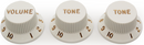 Set De knobs Fender Para Stratocaster Parchment 0056254049