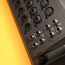 panel trasero del CQ20B de allen and heath