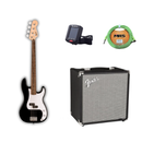 PAQUETE Bajo Electrico Squier Precision Bass Debut Y Fender Ruble 25 Watts